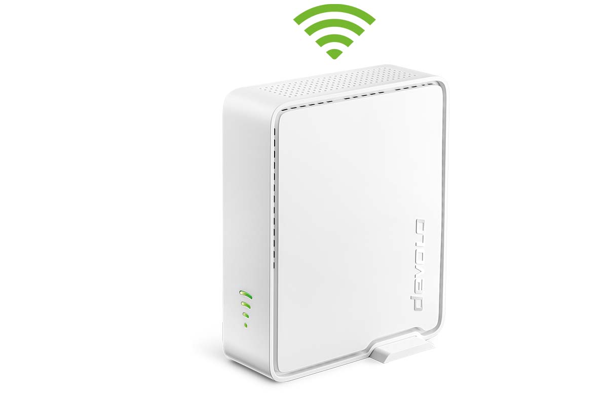 Productshot WLAN-Repeater mit WLAN-Symbol