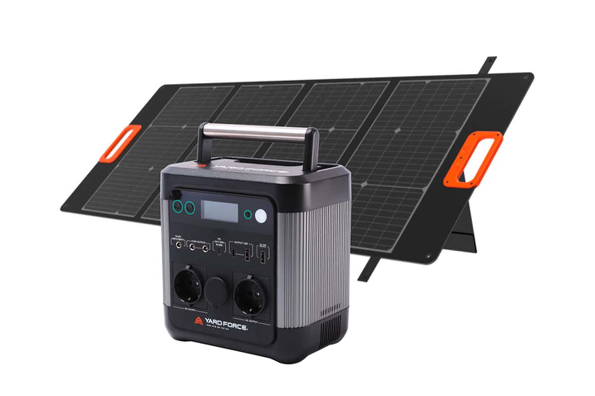 Productshot Powerstation mit Solarmodul