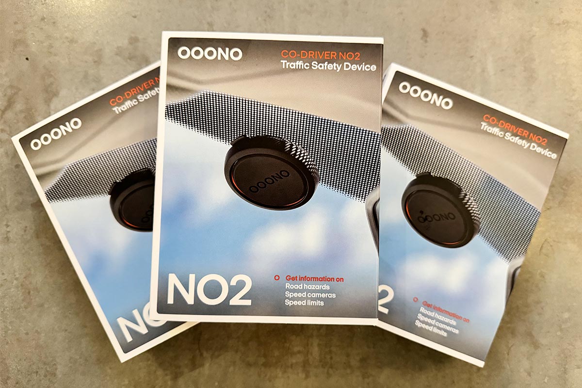 OOONO NO 1 Co-Driver - Blitzwarner - kaum gbraucht mit Batterie