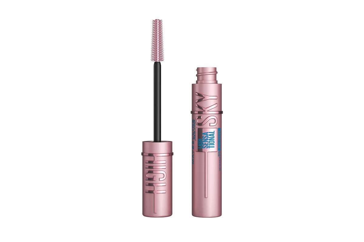 Productshot geöffneter Mascara, pinke Verpackung