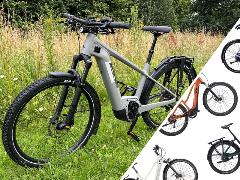 Fünf Trekking-E-Bikes im Test: Die besten Räder für Touren & Alltag