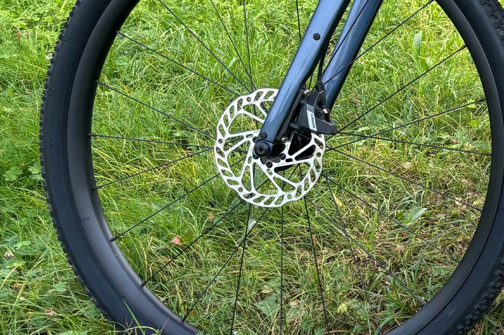 Detailaufnahme Bremsen bei einem Gravelbike