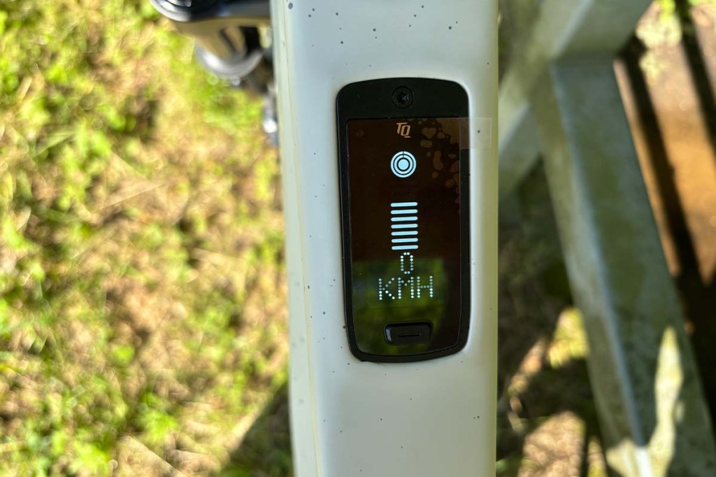 Nahaufnahme Display E-Bike 