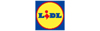 Lidl Logo auf weißem Hintergrund