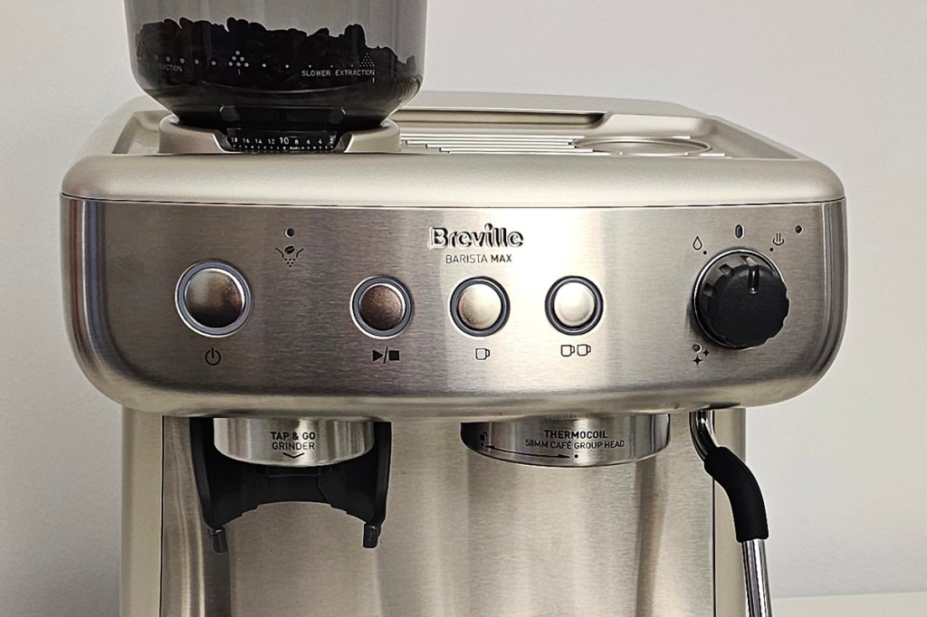 Bedienelemente der Maschine von Breville